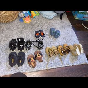 baby shoes some worn a lot and some not so much